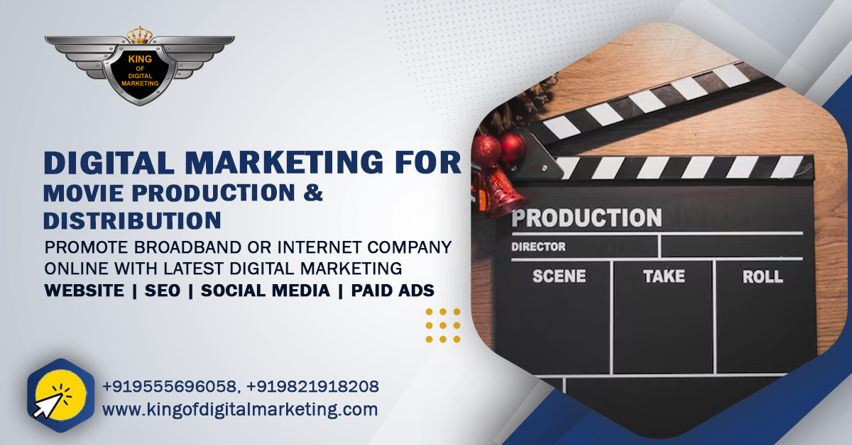 Digital Marketing for Movie Production Distribution SEO,Social Media,PPC